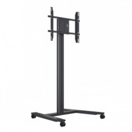 M PUBLIC DISPLAY STAND 180 HD SINGLE BLACK, WHEELS