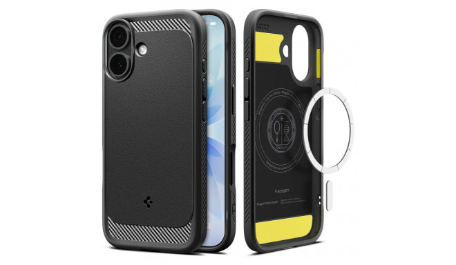 Spigen Rugged Armor Mag MagSafe Case for iPhone 17 - Matte Black