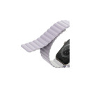 Uniq Revix strap for Apple Watch 1/2/3/4/5/6/7/8/SE/SE2 38/40/41mm - lilac and white