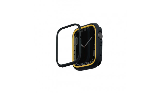 Uniq Moduo case for Apple Watch 4/5/6/7/8/SE/SE2 40/41mm - black and mustard