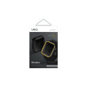 Uniq Moduo case for Apple Watch 4/5/6/7/8/SE/SE2 40/41mm - black and mustard