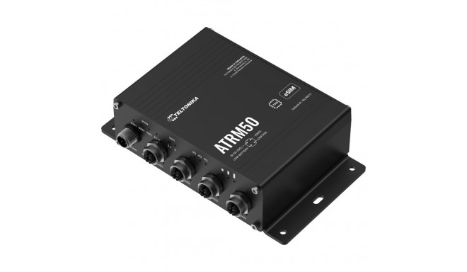 Teltonika ATRM50 5G ruuter transpordile, ülikiired mobiilsidekiirused, M12 pistikud, kahe SIM-kaardi