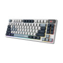 MSI FORGE GK600 TKL juhtmevaba sky klaviatuur gaming USB + Bluetooth QWERTY UK inglise sinine, valge