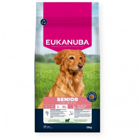EUKANUBA Senior L XL lambaliha ja riisiga kuiv koeratoit 12kg