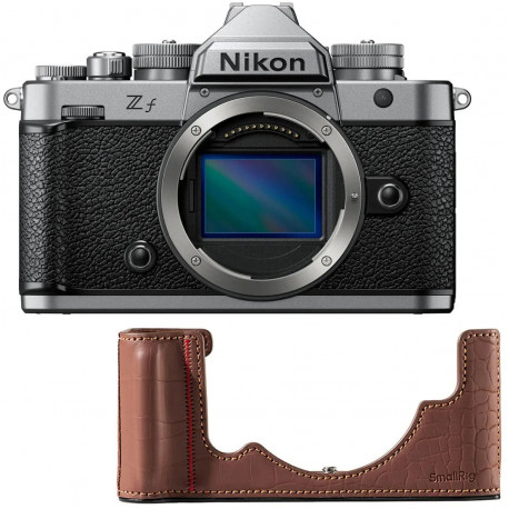 Nikon Z f body, silver + camera case