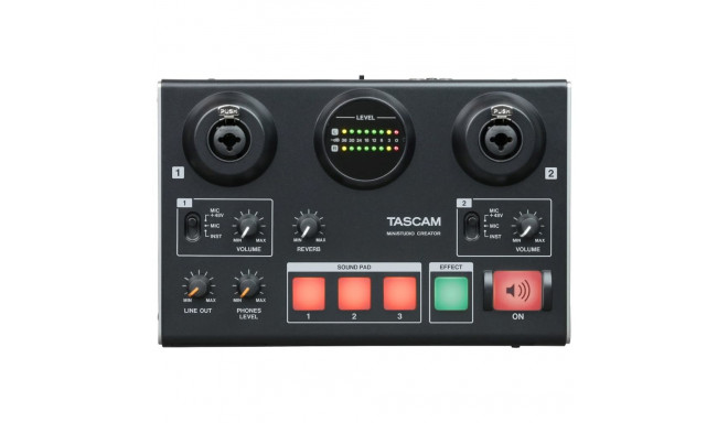 Tascam US-42B - MiniStudio-seeria "Creator" - USB heliliides
