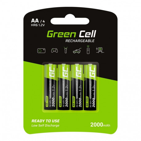 Green Cell GR02 household battery Rechargeable battery AA Nickel-Metal Hydride (NiMH)