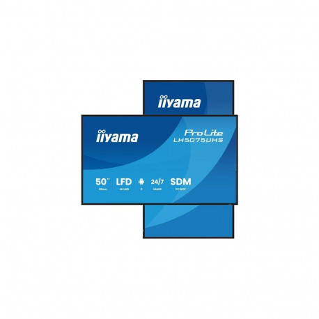 iiyama LH5075UHS-B2AG Signage Display Digital signage flat panel 125.7 cm (49.5") LCD Wi-Fi 500