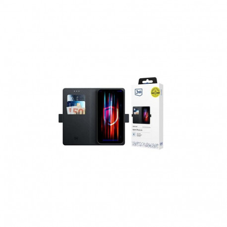 3MK 5903108665292 mobile phone case 16 cm (6.3") Wallet case Black