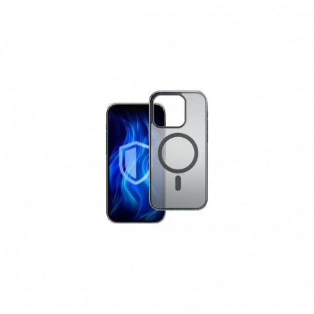 3MK Frosty MagCase mobile phone case 15.5 cm (6.1") Cover Black, Transparent