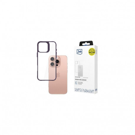 3MK Satin Armor Case+ mobile phone case 16 cm (6.3") Cover Purple, Transparent