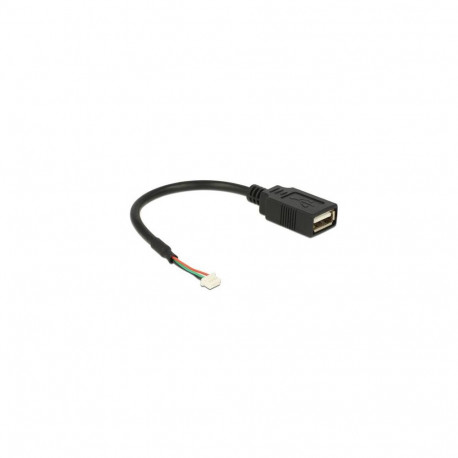 DeLOCK 84834 USB cable USB 2.0 0.15 m USB A Black