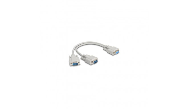 DeLOCK 67160 serial cable Beige 0.3 m DB-9