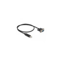 DeLOCK USB 2.0 to serial RS-232 adapter with compact serial connector housing 50 cm FTDI