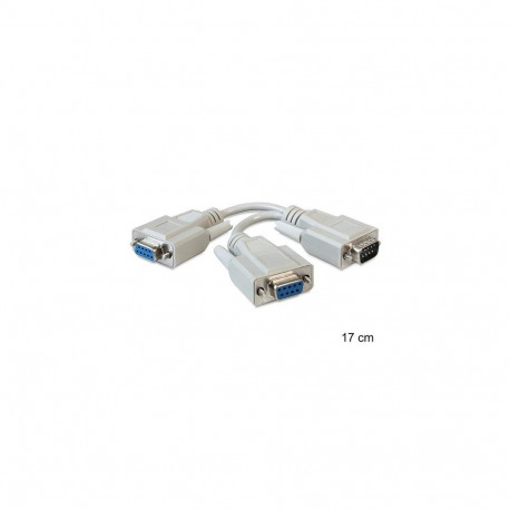 DeLOCK 65403 serial cable Beige 0.17 m DB-9