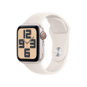Apple Watch SE GPS + Cellular 40mm Starlight Aluminium Case with Starlight Sport Band - S/M Apple Watch SE GPS + Cellular 40mm Starlight Aluminium Case with Starlight Sport Band - S/M