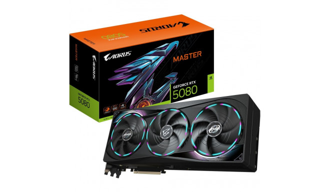 "RTX 5080 16GB Gigabyte Aorus Master GDDR7 3Fan"