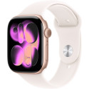 "Apple Watch S11 Aluminium Cellular 46mm Rosegold (Sportarmband blassrosa) S/M"