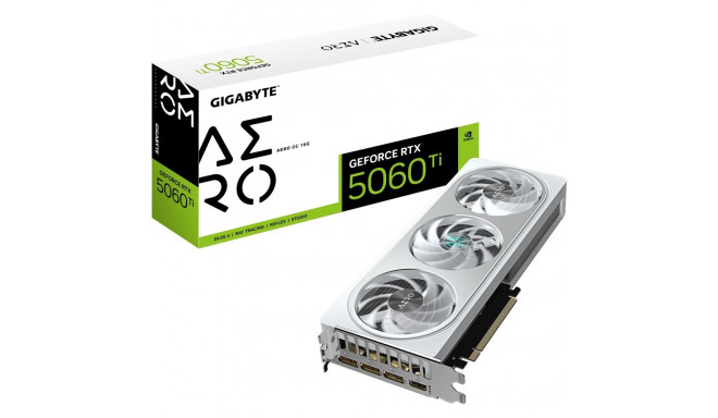 "Gigabyte RTX5060 TI AERO OC 16GB GDDR7 HDMI 3xDP"