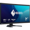 "EIZO 86.7cm (34.1"") EV3450XC-BK 21:9 4K 2xHDMI+DP+USB-C Curv"