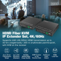 HDMI Fiber KVM Extender DS-55348