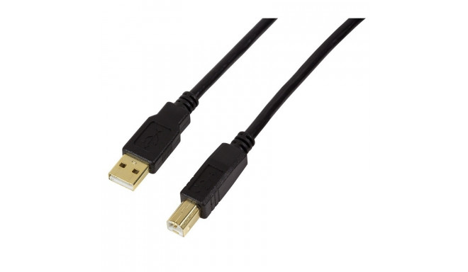 Active repeater cable USB 2.0 AM/BM 10m black