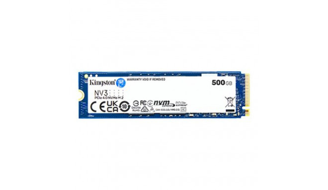 Kingston Solid state drive 500 GB NV3 M.2 PCIe 4.0 x4 (NVMe) 740617344806