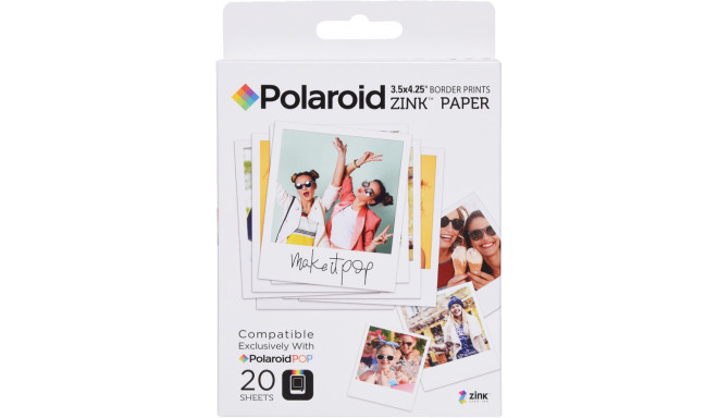 Polaroid photo paper Instant Zink 3x4 20pcs