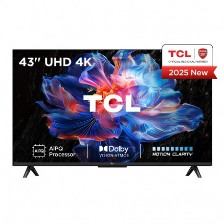 TV Set|TCL|43 "|4K Ultra HD|3840 x 2160 pixels|Flat|16:9|DLED|43V6C