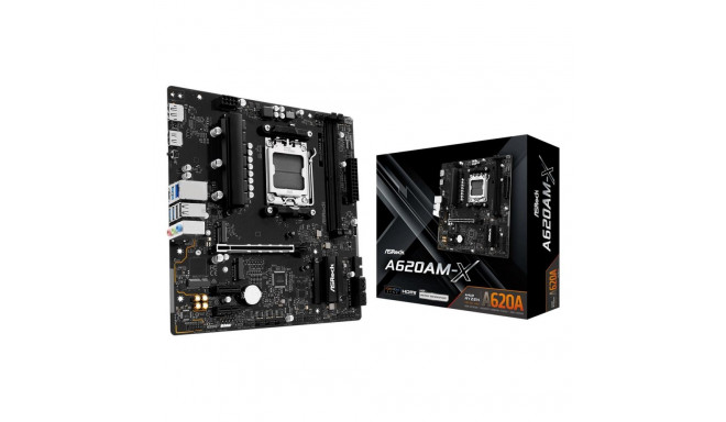 Mainboard|ASROCK|AMD A620A|SAM5|Micro-ATX|Memory DDR5|Memory slots 2|A620AM-X