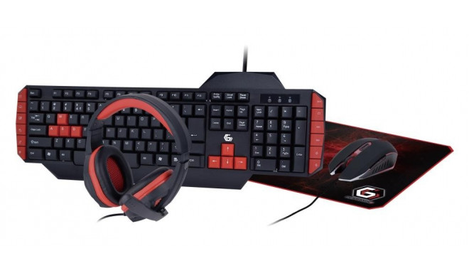 KEYBOARD USB GAMING KIT ENG/ULTIMATE GGS-UMG4-02 GEMBIRD
