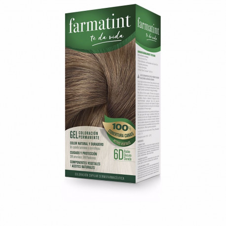 Farmatint püsivärv Gel #6d 5tk, tume kuldblond