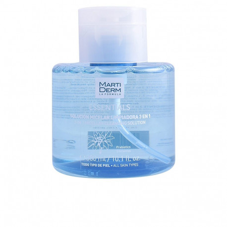 MARTIDERM ESSENTIALS solución micelar limpiadora 3 en 1 300 ml