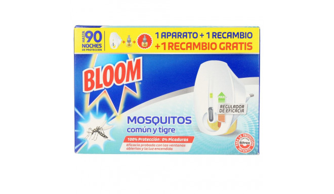 BLOOM MOSQUITOS aparato eléctrico + 2 recambios