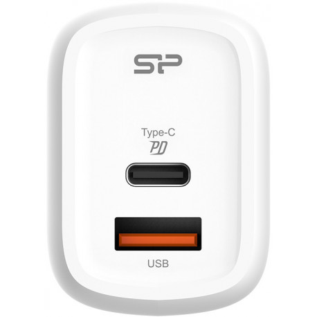 Silicon Power laadija USB-C/USB QM25 30W, valge (avatud pakend)