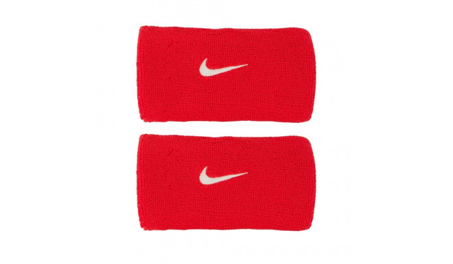 Frotki na rękę Nike Swoosh Wristbands 2 szt. czerwone N1012406610OS