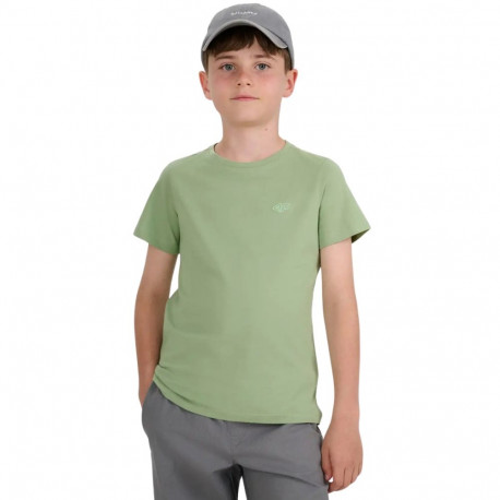 Koszulka dla chłopca 4F M2399 mięta 4FJWAW25TTSHM2399 47S 146cm