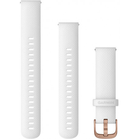 Garmin kellarihm Venu 2S 18mm, valge/rose gold (avatud pakend)