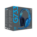 logitech G G733 LIGHTSPEED juhtmevabad RGB mängurikõrvaklapid täissuuruses 2.4 GHz juhtmevabad sinin
