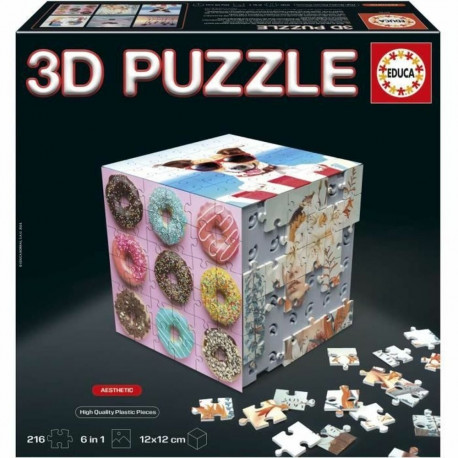 Puzzle Educa 20125 6 Pieces 36 Pieces 216 Pieces (6 Units)