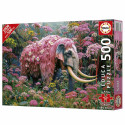 Pusle Educa Elefante Florido 500 Tükid, osad