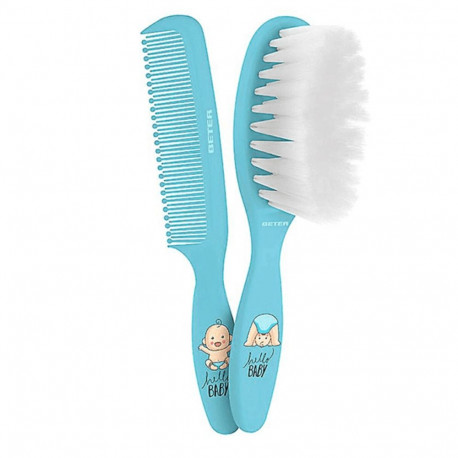 Child's Hairedressing Set Beter Peine Bebe Azul 2 Pieces (2 Units)