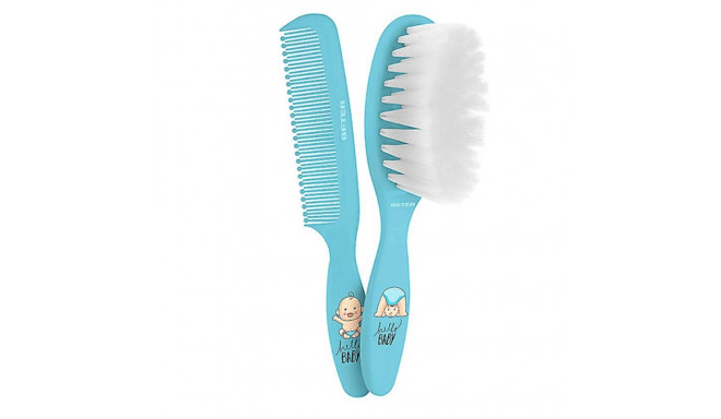 Child's Hairedressing Set Beter Peine Bebe Azul 2 Pieces (2 Units)