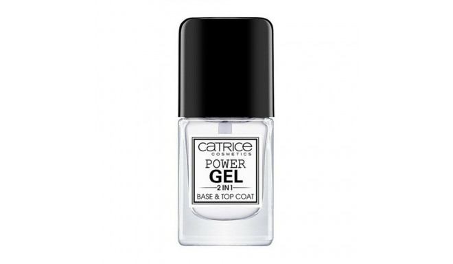nail polish Power Gel 2 in 1 Base and Top Coat Catrice Power Gel In (10,5 ml) 10,5 ml
