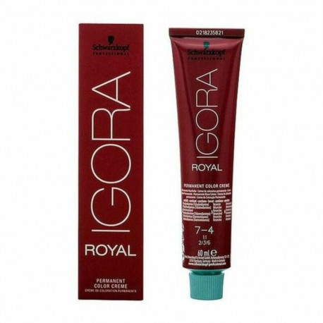 Püsivärv Schwarzkopf Igora Royal Nº 7-4 60 ml