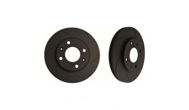 Brake Discs Black Diamond 6KBD709G6 Solid Rear 6 Stripes