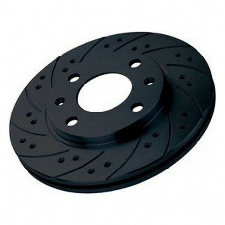 Brake Discs Black Diamond K1483COM Ventilated Drill Front 12 Stripes