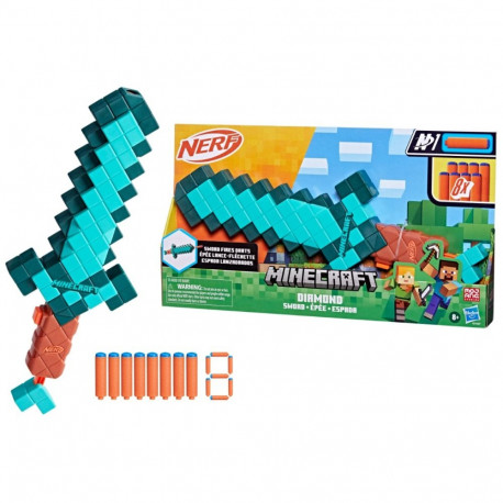 Nerf Minecraft mängurelv Diamond Sword
