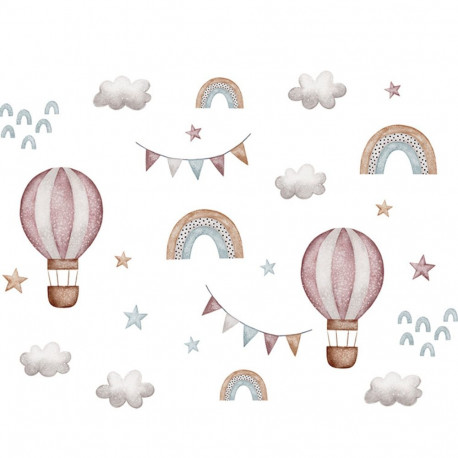 SIPO wall stickers baloons 86x64cm WS63040