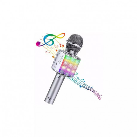 Bemi M85 Karaoke Kids & Adult Fun Effect Microphone with Speakers & Recod Micro SD USB Bluetooth